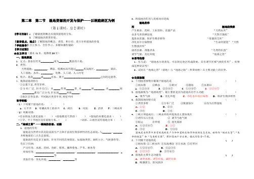地理必修三(湘教版)第二章第二节_湿地
