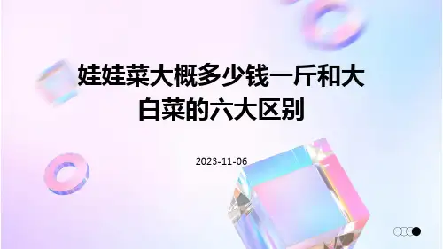 娃娃菜大概多少钱一斤和大白菜的六大区别