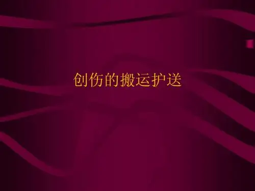 创伤的搬运护送