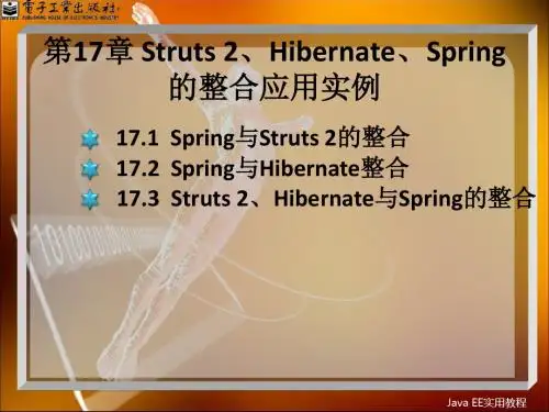一章StrutsHibernateSpring-PPT精品文档