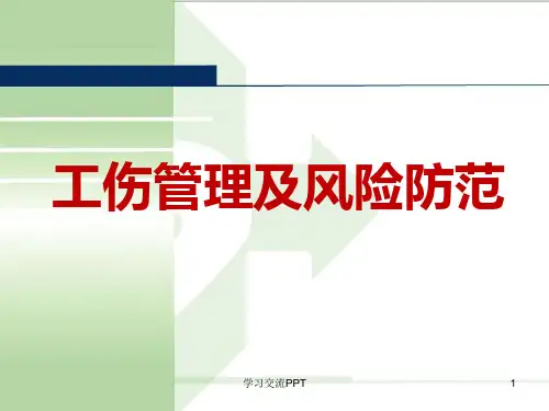 工伤管理及风险防范医学课件