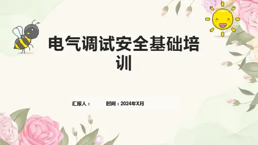 电气调试安全基础培训