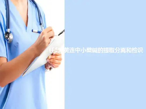 生物碱(中药化学技术课件)