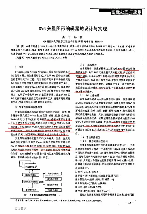 SVG矢量图形编辑器的设计与实现