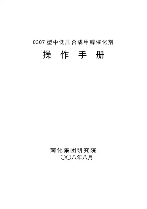 C307催化剂操作手册