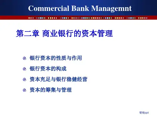 商业银行的资本管理(1)