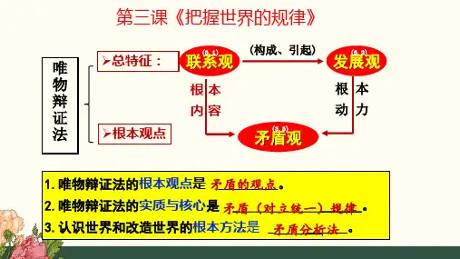 3.3唯物辩证法的实质与核心课件-高中政治统编版必修四哲学与文化
