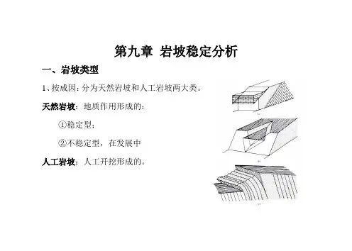 第九章 1 岩坡稳定分析
