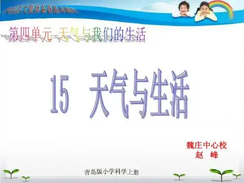 15天气与生活课件