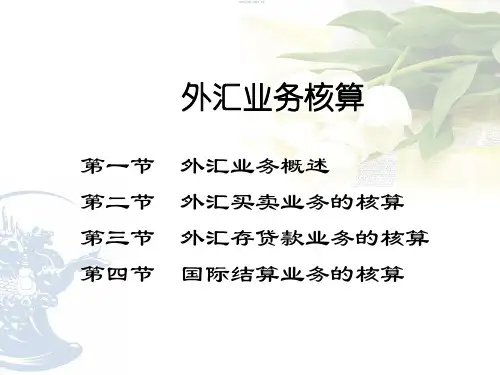 金融企业会计(第四版)外汇业务核算