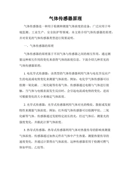 气体传感器原理