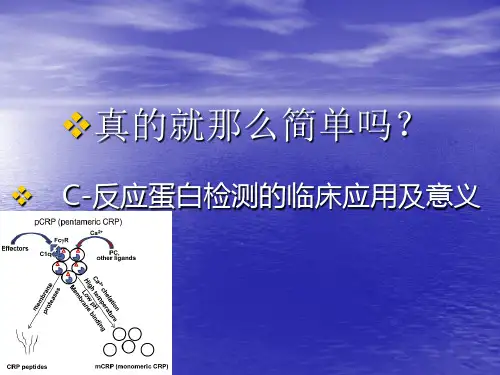 c-反应蛋白医学PPT课件