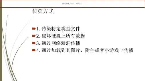 病毒传播模型