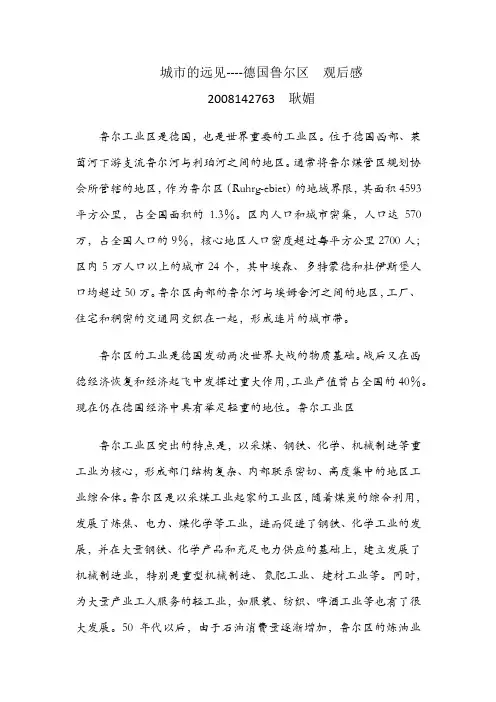 城市的远见