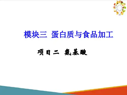 蛋白质—氨基酸(食品生物化学课件)