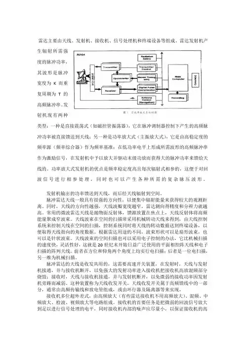 雷达的基本组成