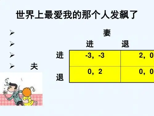 第一讲优势策略的含义