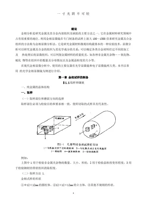 金相分析及检测基础.pptx