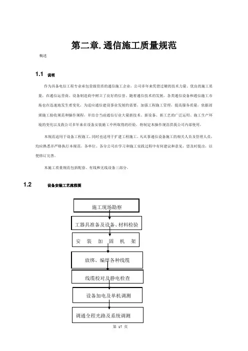 基站施工规范
