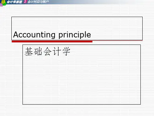 《会计科目与帐户》PPT课件