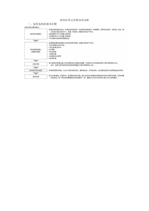 步进电机选型计算