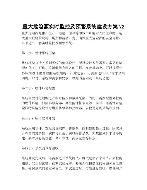 2023-重大危险源实时监控及预警系统建设方案V2-1