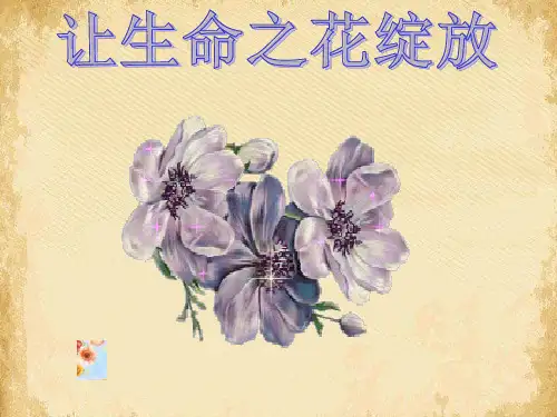 让生命之花绽放ppt优秀课件10 课件下载