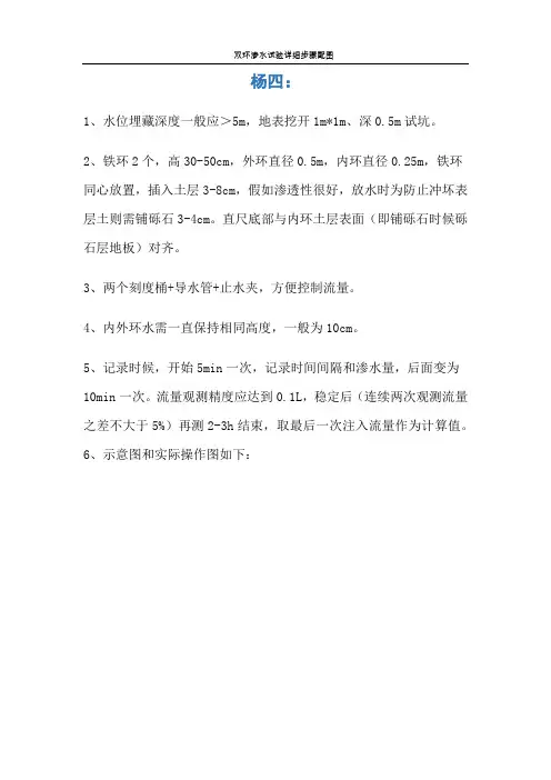 双环渗水试验详细步骤配图