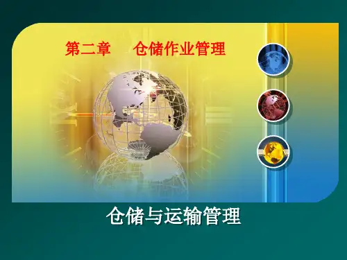 仓储与运输管理第二章