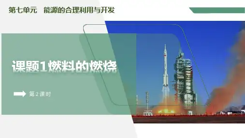 燃料的燃烧ppt课件