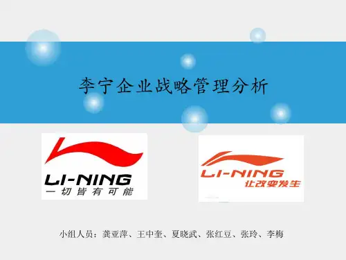 李宁企业资料