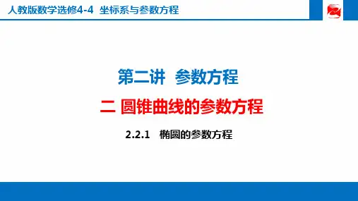 圆和椭圆的参数方程的应用课件-2021-2022学年高二下学期数学人教A版选修4-4