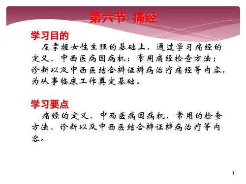 痛经PPT课件