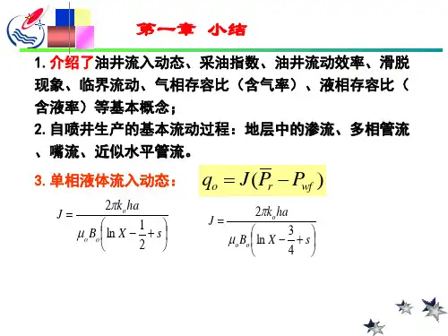 采油工程总复习