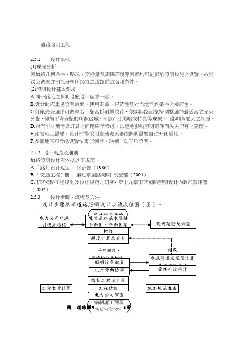 路灯照明规范