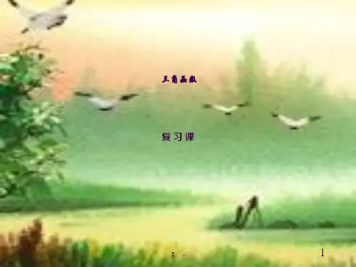 三角函数复习ppt课件