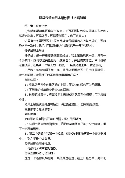 期货云管家日本蜡烛图技术精简版