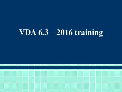 VDA 6.3 2016-A