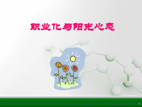 塑造职业化心态ppt课件