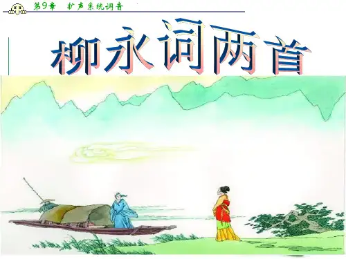 语文：2.4.1《柳永词两首-望海潮》课件(新人教必修4)
