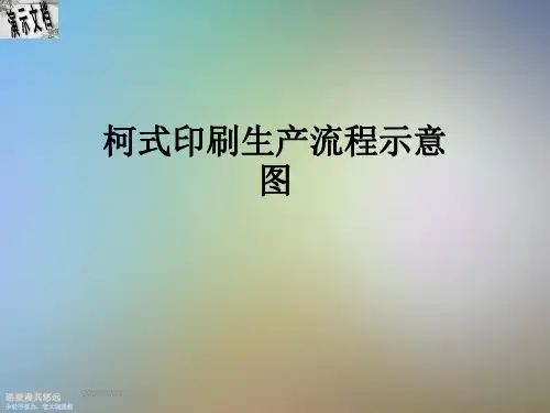 柯式印刷生产流程示意图