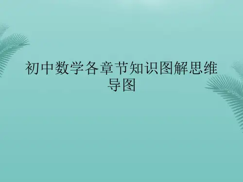 初中数学各章节知识图解思维导图(精选优秀)PPT