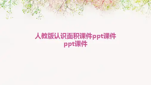 人教版认识面积课件ppt课件ppt课件
