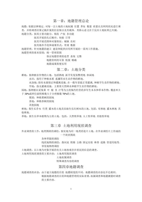 地籍管理