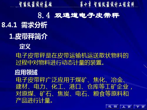 双通道电子皮带秤