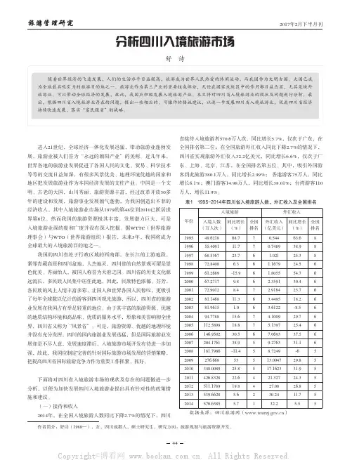 分析四川入境旅游市场