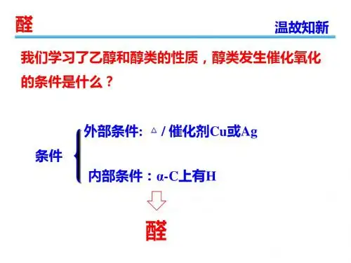 人教版高中化学选修5课件：3.2醛