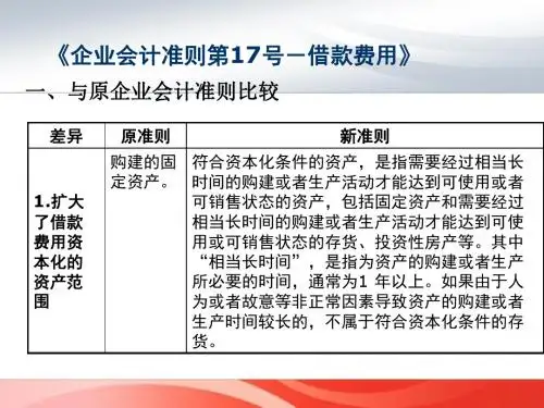 准则号借款费用-精选文档