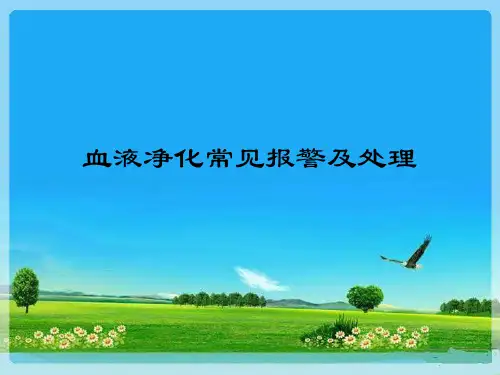 血液净化常见报警分析与处理