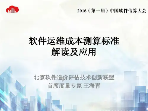 8-软件运维成本测算标准解读及应用-王海青